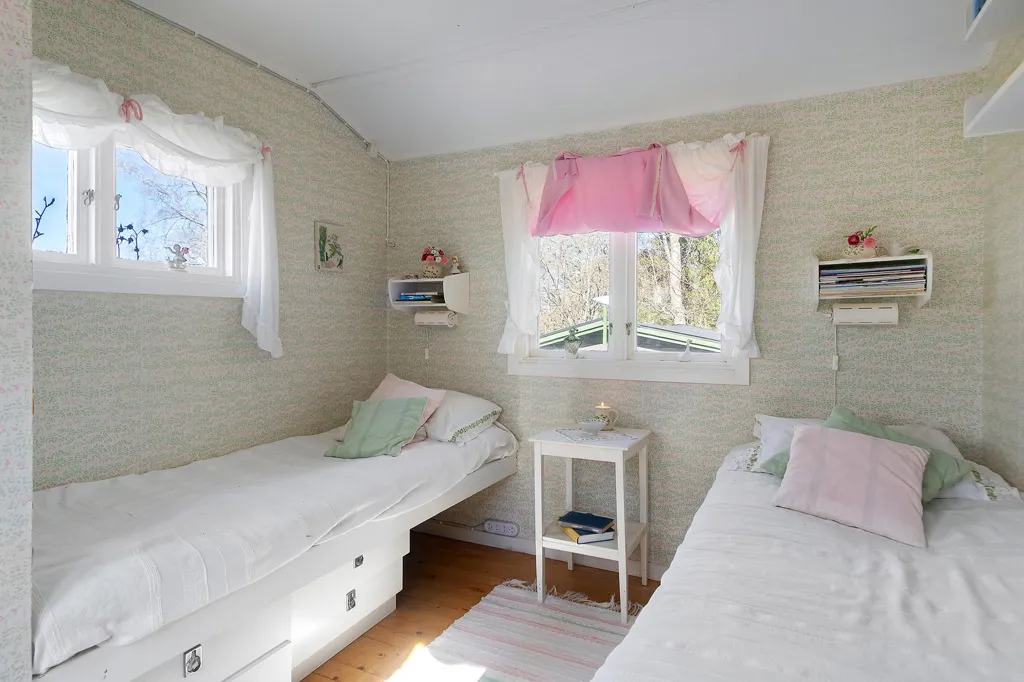 Bedrooms - Cottage with Two Guesthouses on Helgö