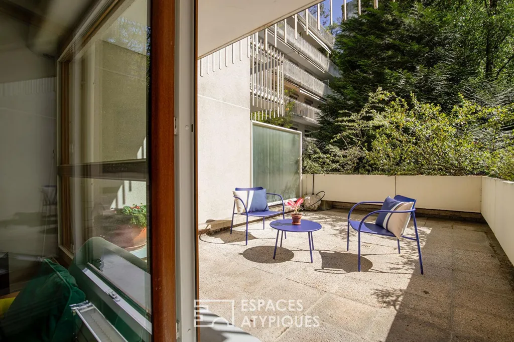 Terrasse - Appartement avec Terrasse au Premier Étage à Paris