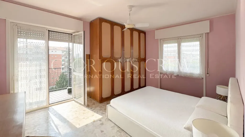 Chambres - Bright 2-Bedroom Apartment with Balcony in Milan