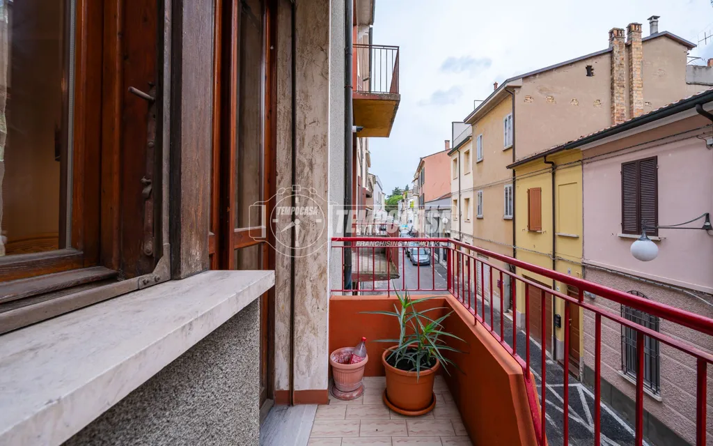 Balcony - First-Floor Apartment with Two Balconies in Faenza