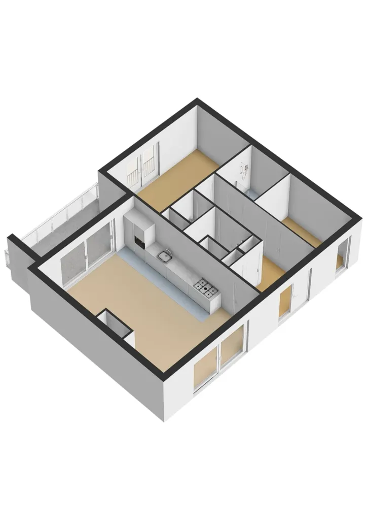 Plan - Appartement 3 pièces à Utrecht