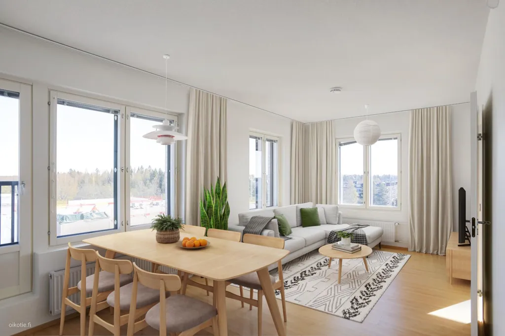Salle à manger - Modern Flat with Balcony in Myyrmäki