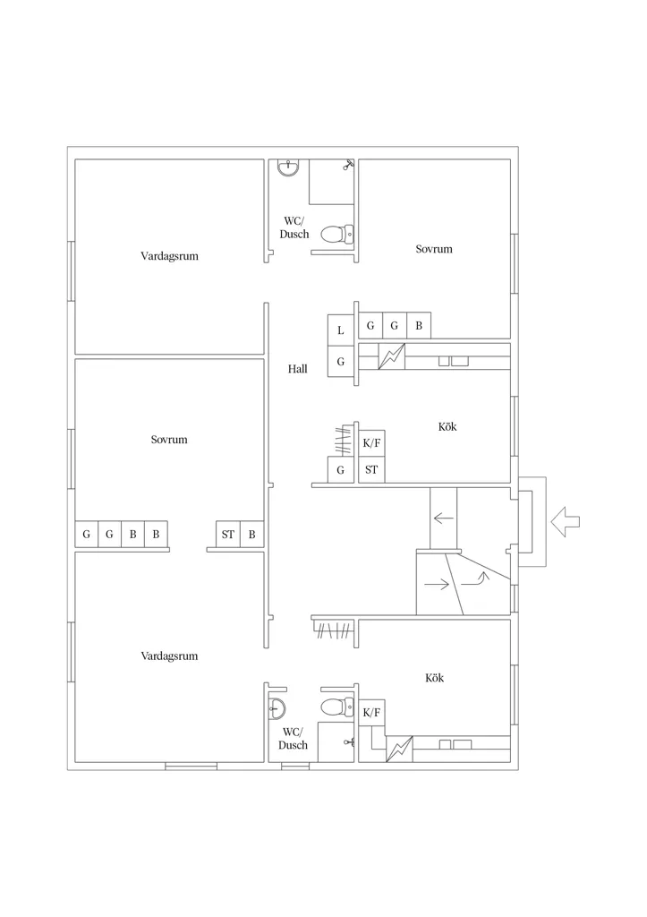 Plaan - Central Kalmar Rental Property with 4 Units