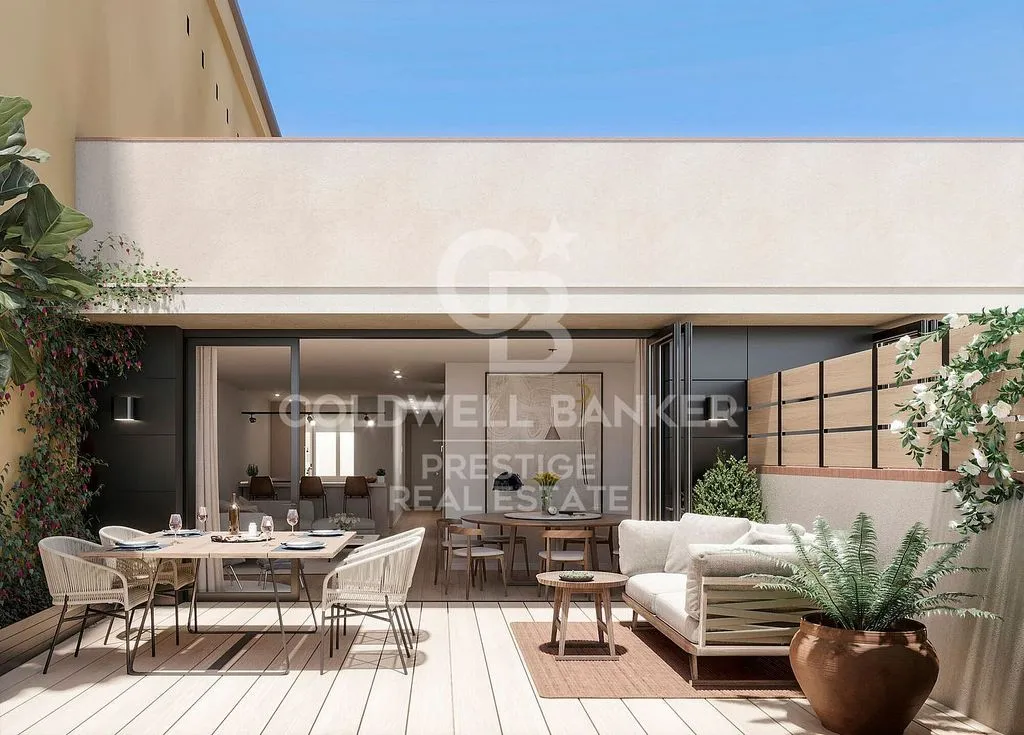 Terrasse - New Apartment with Lift in Eixample