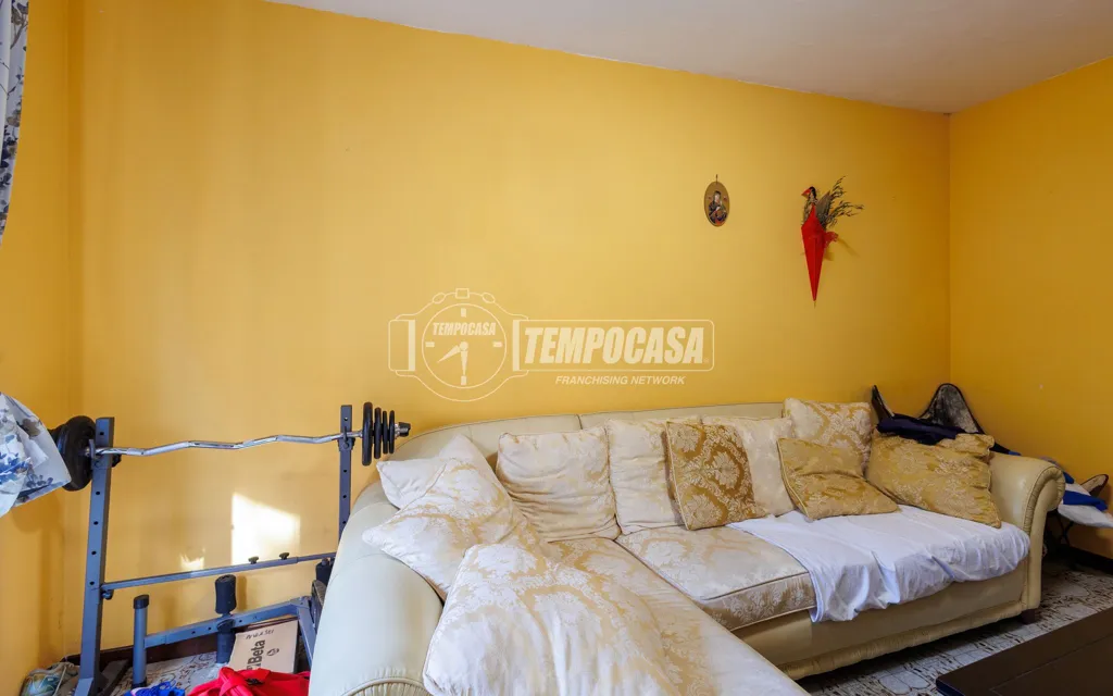Living Room - Partially Refined Apartment with Balcony in Parma