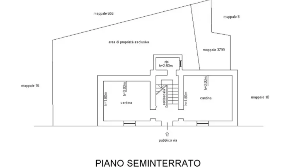 Planimetria - Luxury Villa with Lake View in Maccagno
