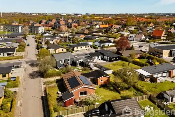Vue aérienne - Family Villa with Central Location in Holstebro