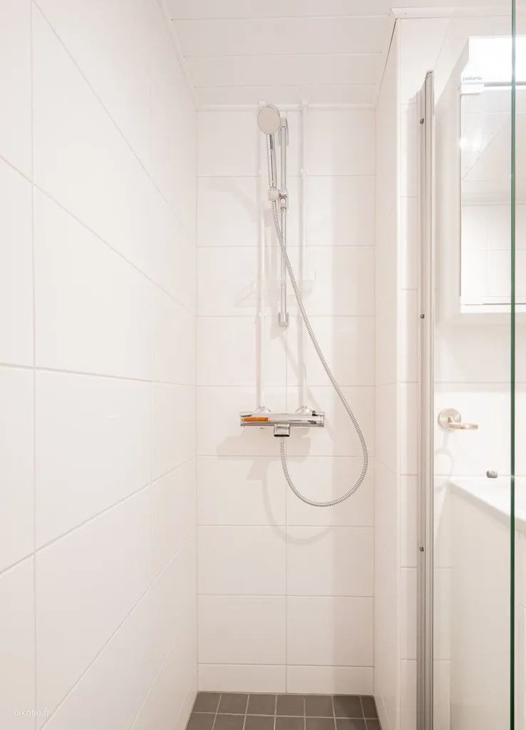 Salles de bain - Apartment with Balcony in Heinola