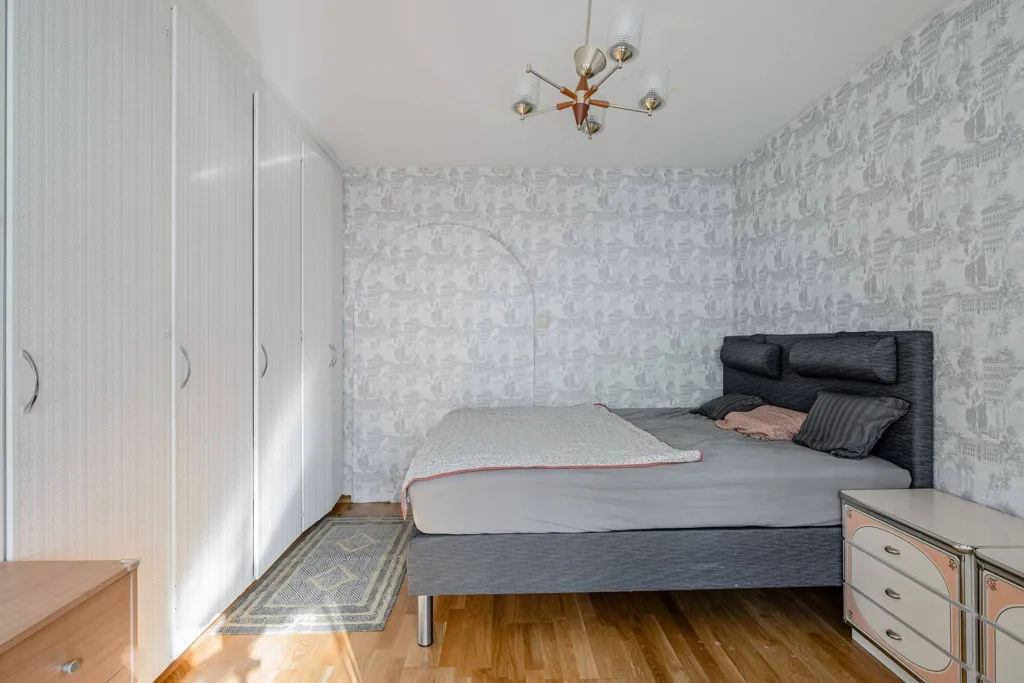 Bedrooms - Apartment with Balcony in Stockholm