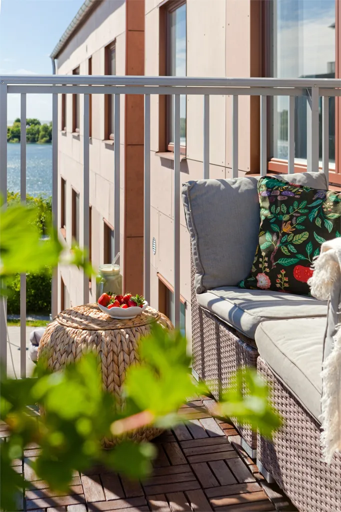 Balcon - Apartment with Sea View in Vattenbrynet