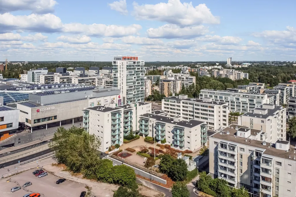 Õhuvaade - Apartment with Balcony in Matinkylä, Espoo