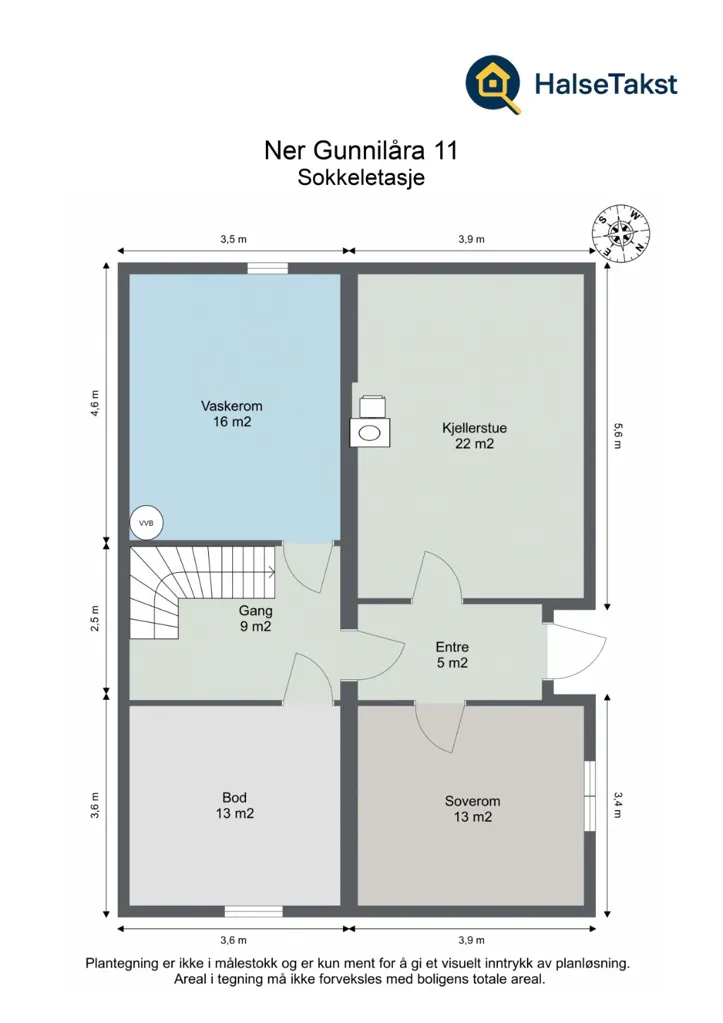 Grundriss - Family Home with Garden in Selbu