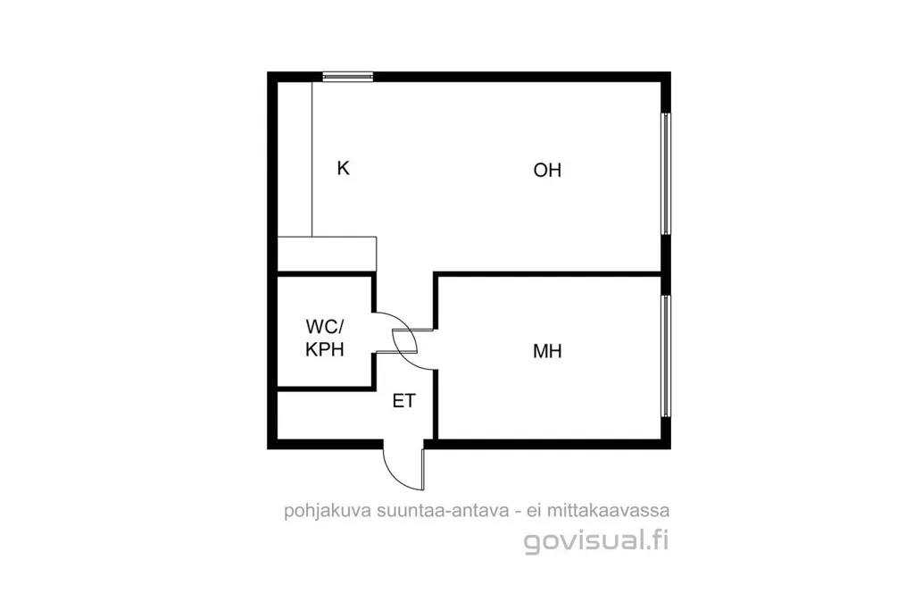 Plan - Apartment with Sauna in Orimattila