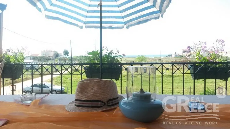 Terrace - Duplex with Sea View in Skala Abdera