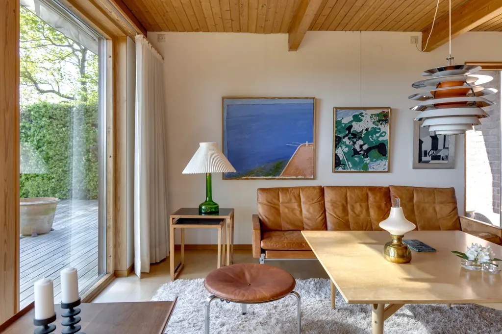Séjour - Architectural Villa with Sea View in Bjärred