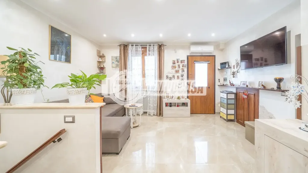 Living Room - Rustic Trilocale with Garden in Cerveteri