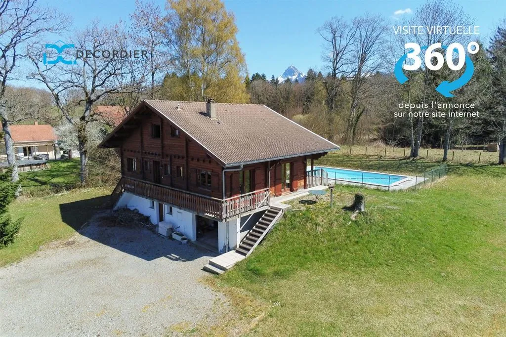 Õhuvaade - Chalet with Pool in Saint-Paul-en-Chablais