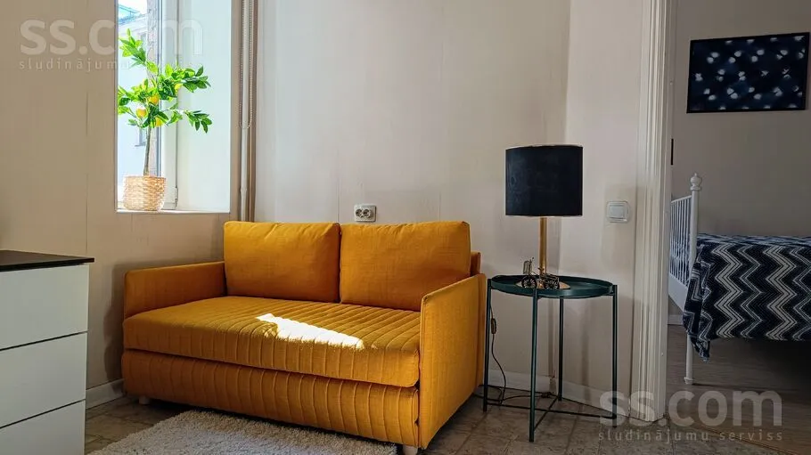 Soggiorno - 1 Bedroom Apartment with Courtyard View in Riga Centre