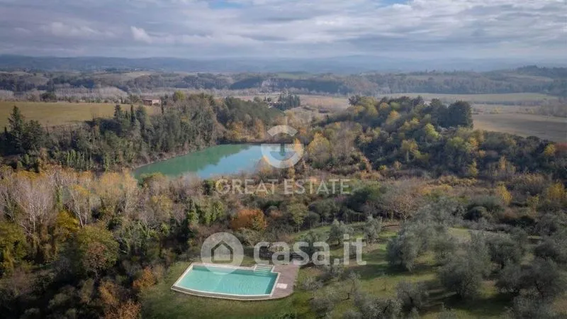 Vista aerea - Rustic Casale with Pool on Chiantigiana Road