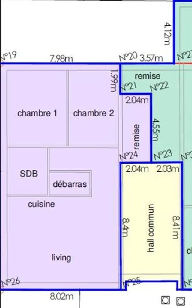 Planimetria - Bright Flat with Garden in Gouvy