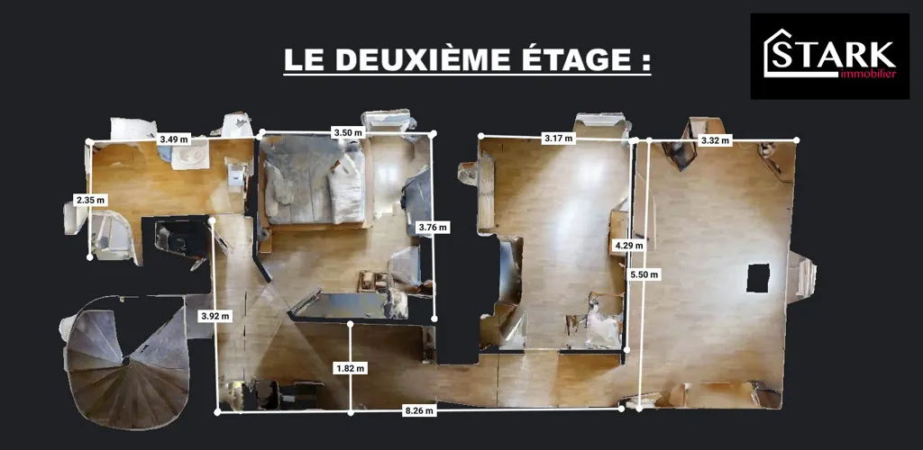 Plan - Maison Chargée d'Histoire avec Terrasse à Lomont