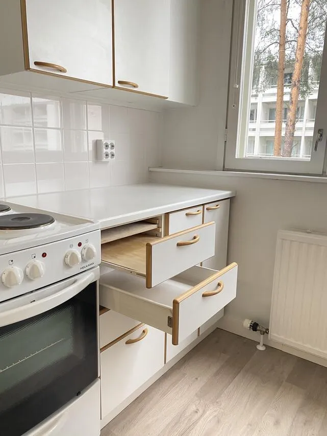 Cuisine - Spacious Flat with Balcony in Oulu