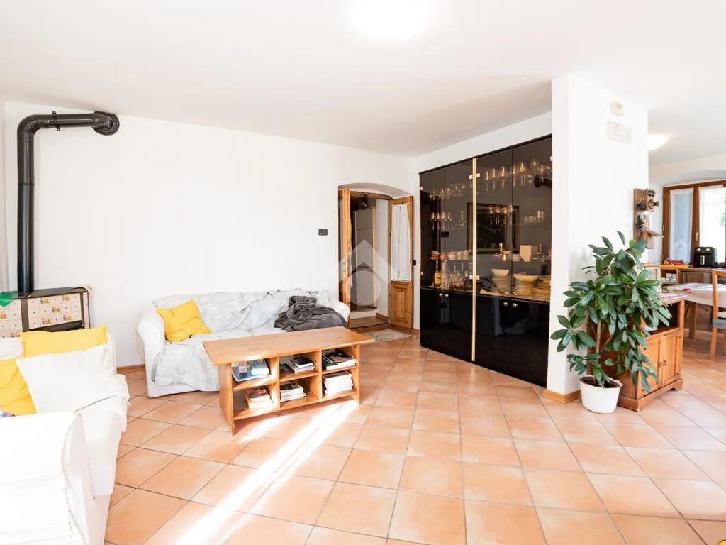 Living Room - Historic Maso with Vineyard in Mezzocorona
