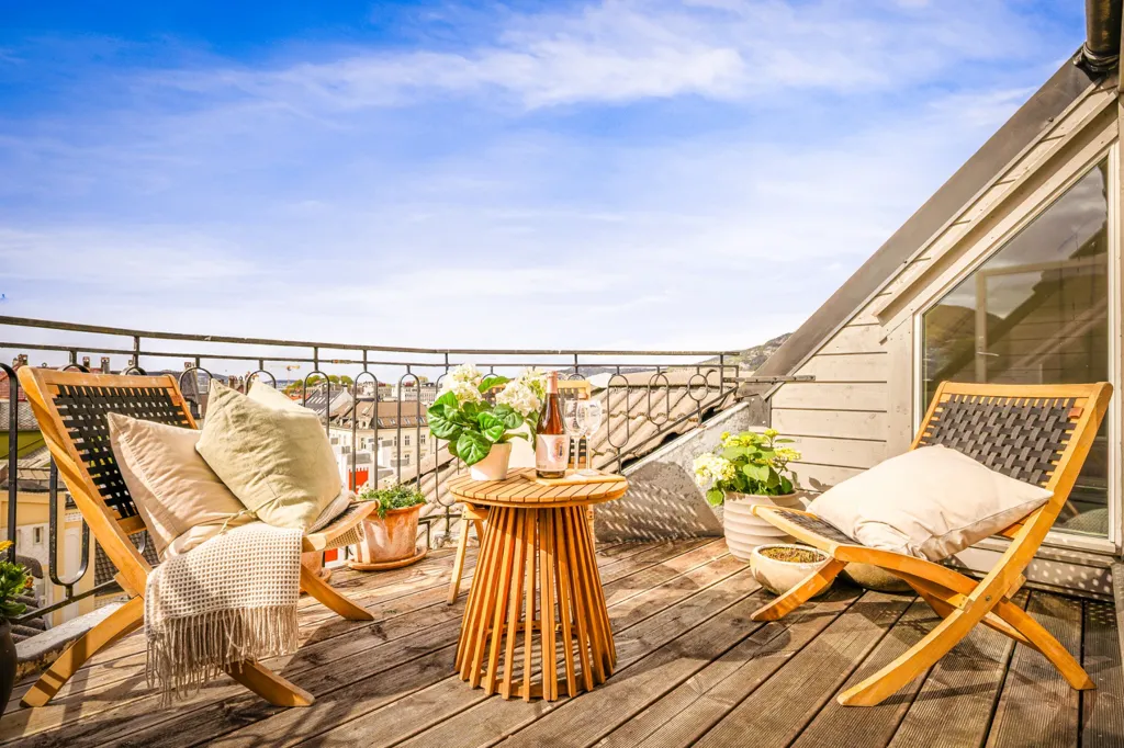 Terrazza - Modernised Penthouse with Balconies in Nygårdshøyden