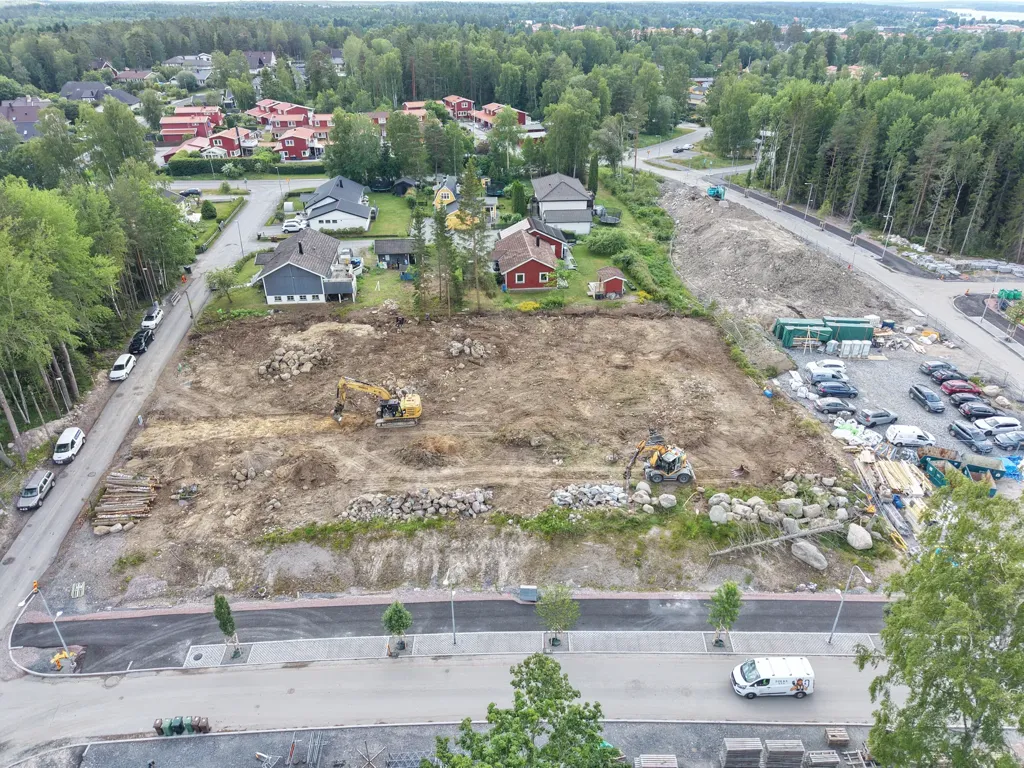 Õhuvaade - Plot for Custom Villa in Stockholm