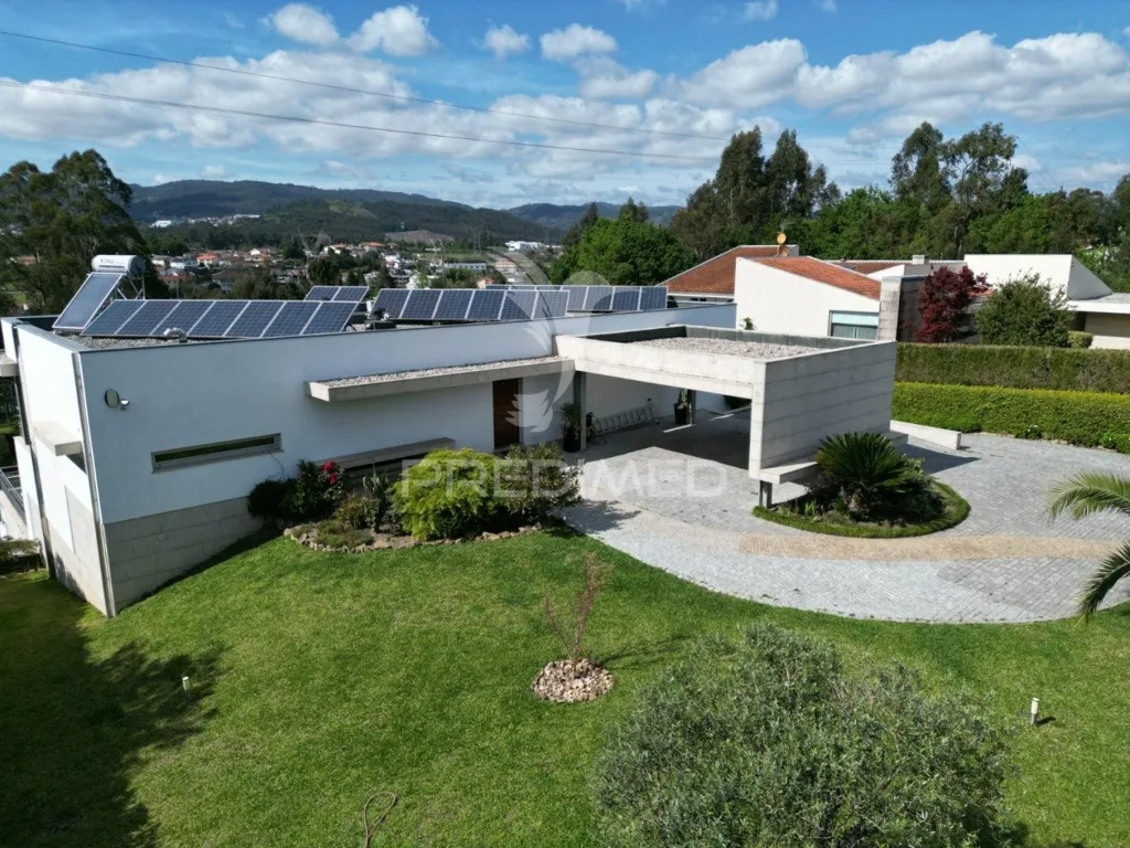 Vue aérienne - Luxury Villa with Pool in Guimarães