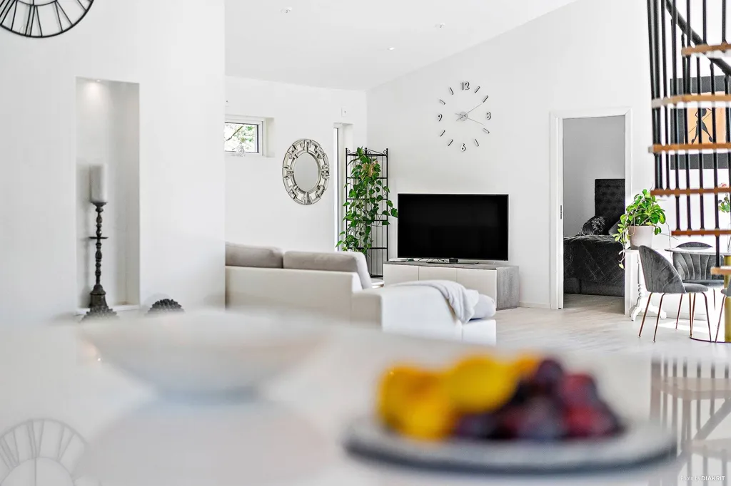 Soggiorno - Modern House with Pool in Gislaved