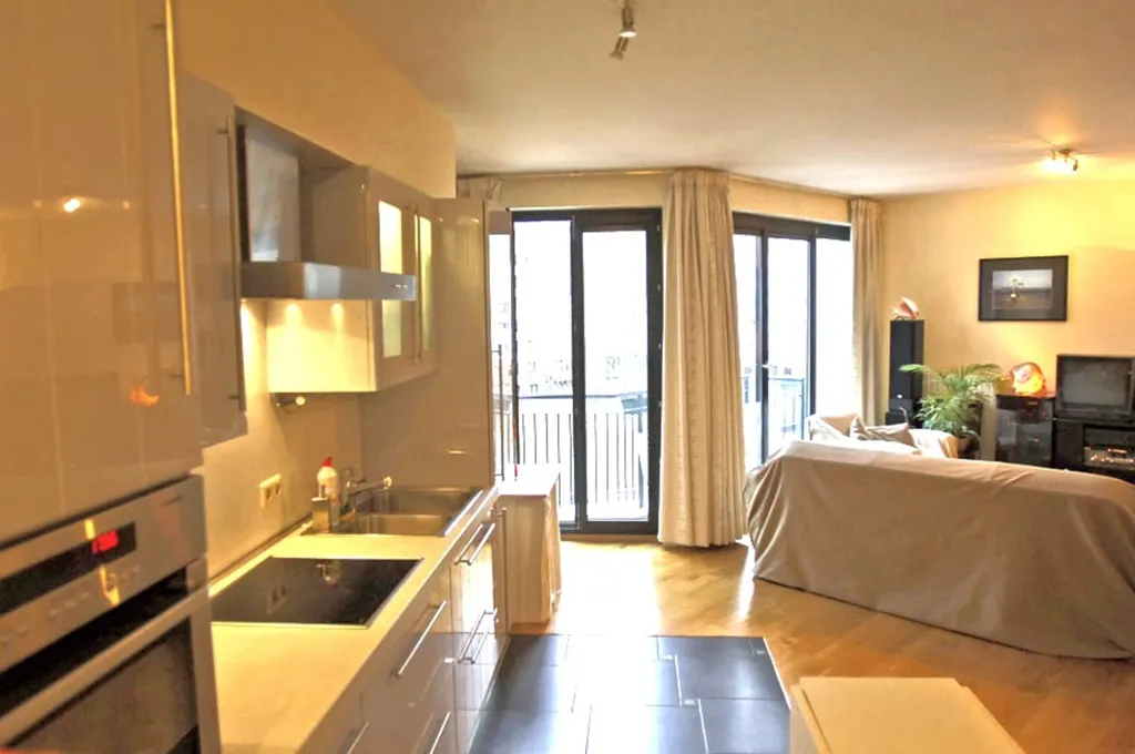 Köök - Penthouse with Private Park in Quiet Area