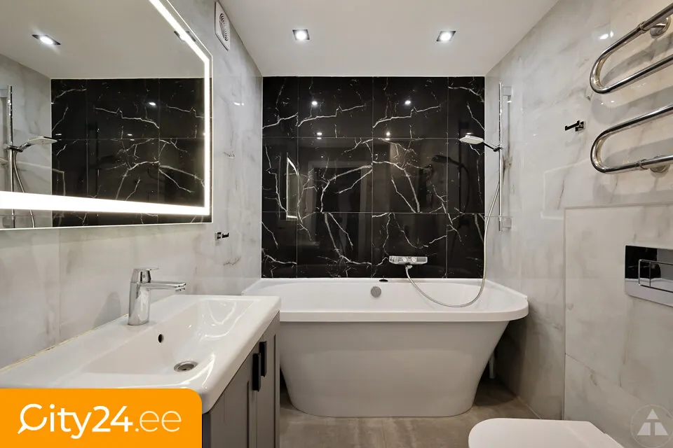 Salles de bain - Appartement 3 pièces à Rīga