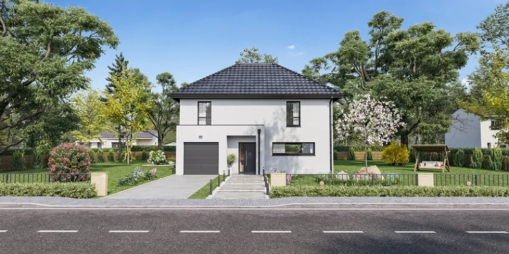 New Build House with Garden in Rue