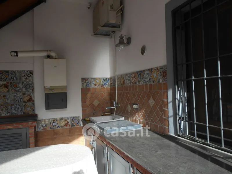 Köök - Rustic Villa with Sea View in Acireale