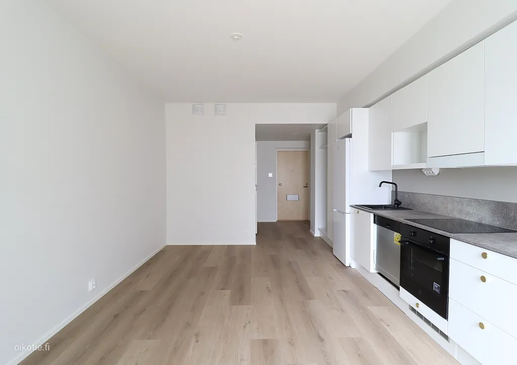 Köök - Modern Studio Flat with Skyline View in Turku