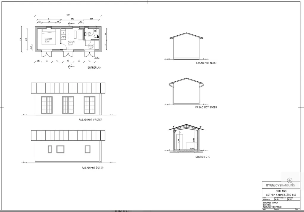 Plan - Plot with Beach Access in Gothem, Gotland