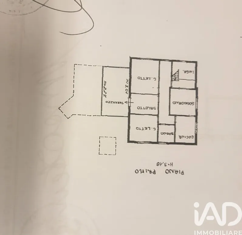 Plan - Rustic Villa with Garden in Finale Emilia