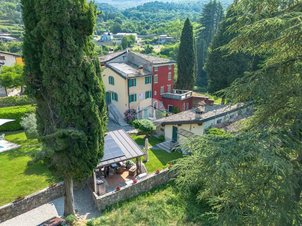Vista aerea - Rustic Corte with Pool in Costermano