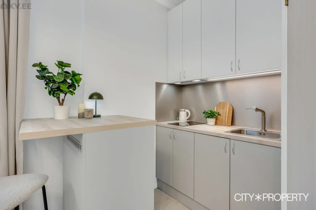 Cucina - Modern Micro-apartments with Private Bath in Tallinn Centre