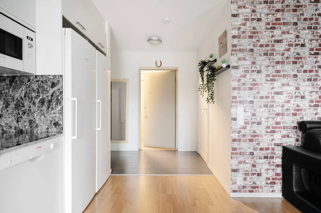 Cuisine - Modern Flat with Garden in Norrboda