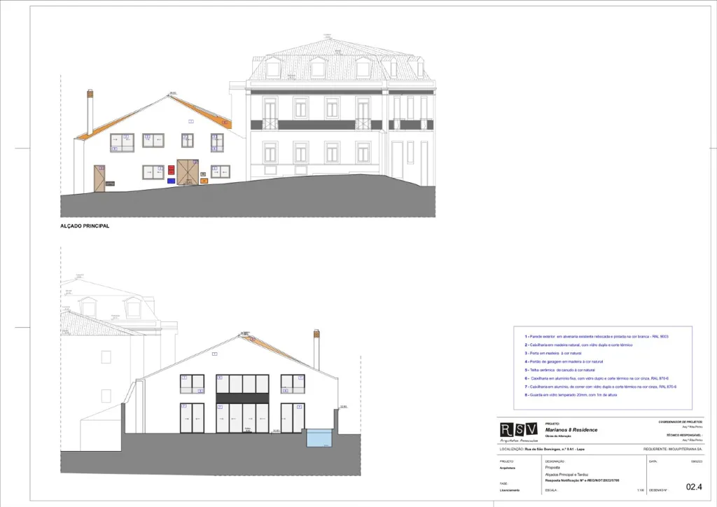 Approved Projected House in Lapa, Lisbon