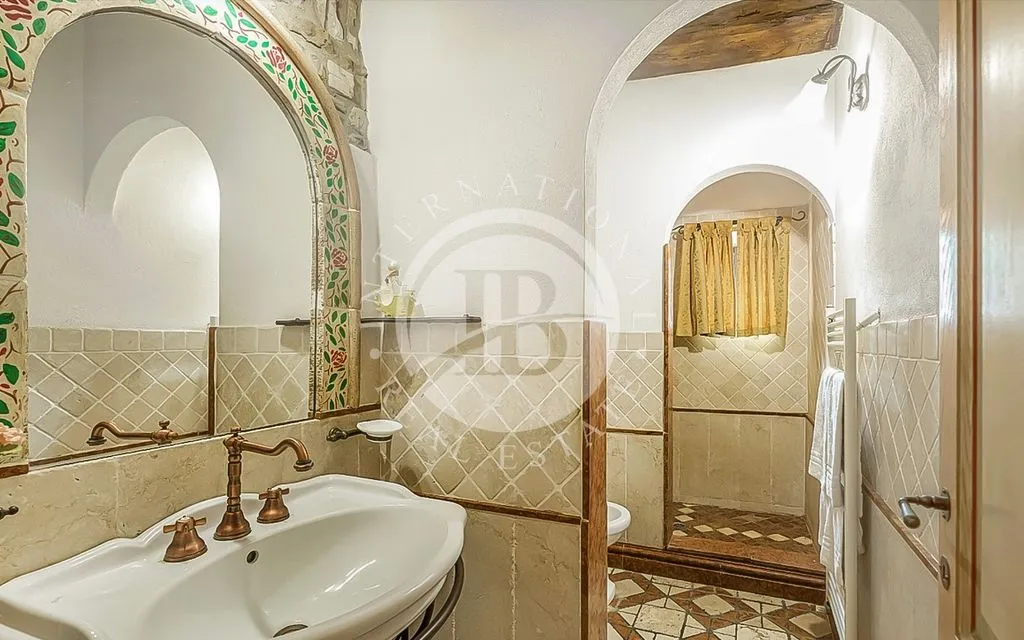 Salles de bain - 12-Bedroom Villa with Pool in Todi, Italy