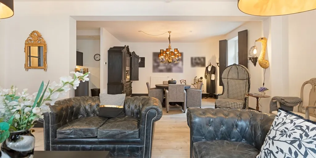 Living Room - Characterful Flat with Impressive Interior in Oud-Rekem