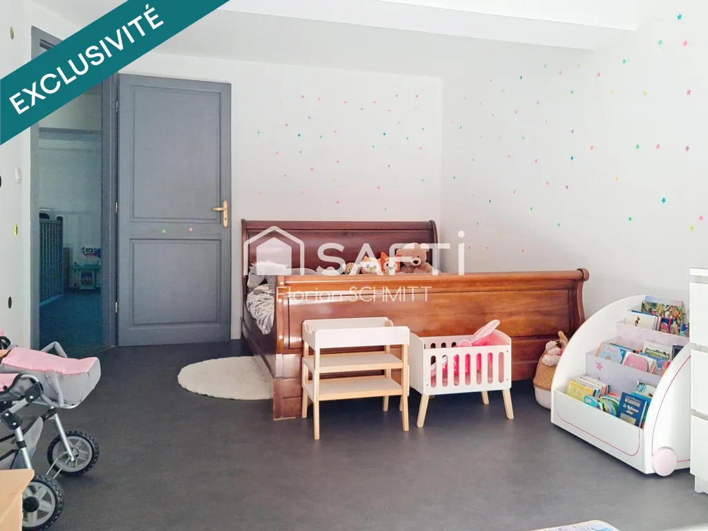 Bedrooms - Duplex with Rare Volumes in Neuf-Brisach