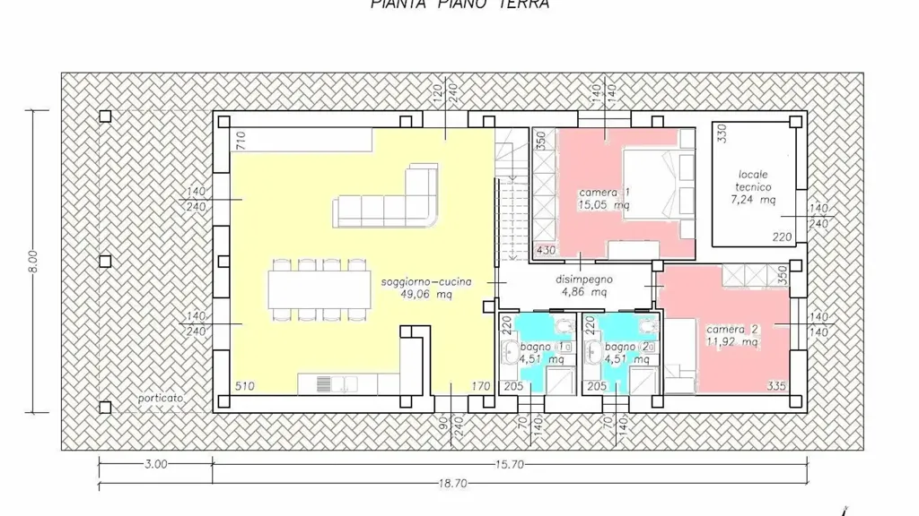 Plaan - New Villa with Garden in Rosignano Marittimo