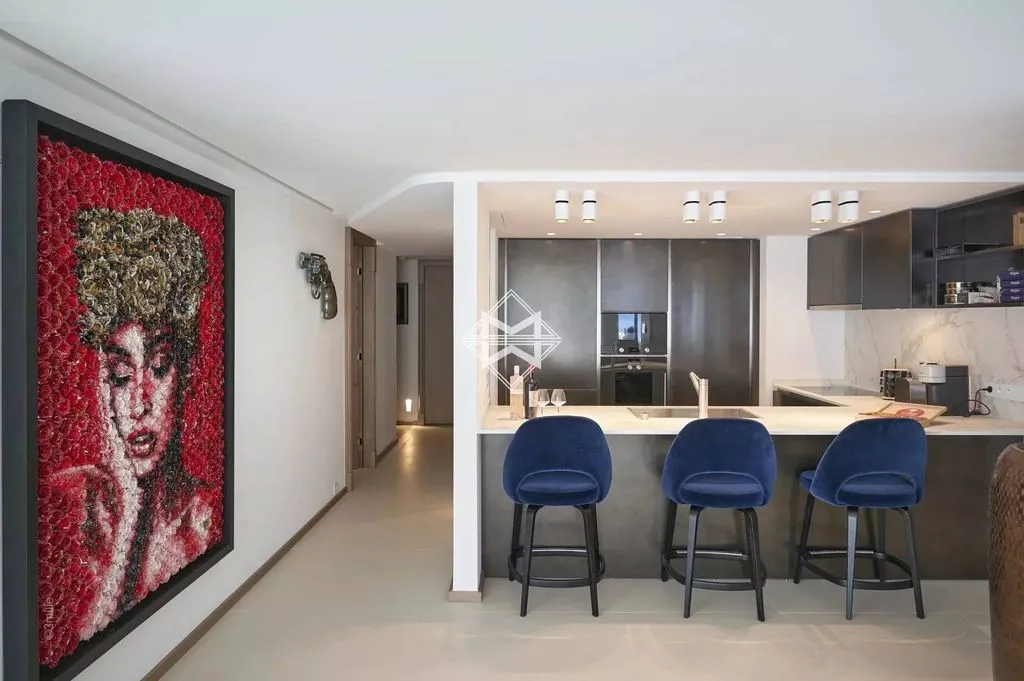 Köök - Luxury Flat with Sea View in Cannes