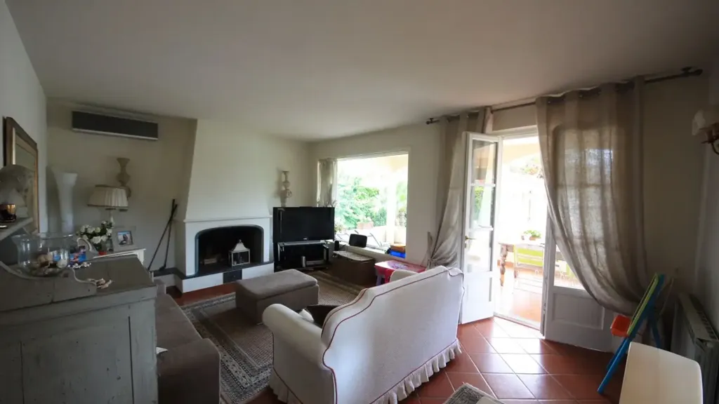 Living Room - Newly Built Villa with Pool near Camaiore