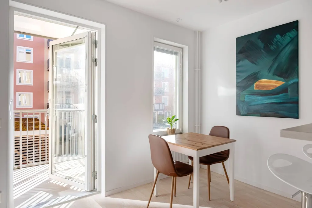 Sala da pranzo - 2nd Floor Apartment with Balcony in Täby
