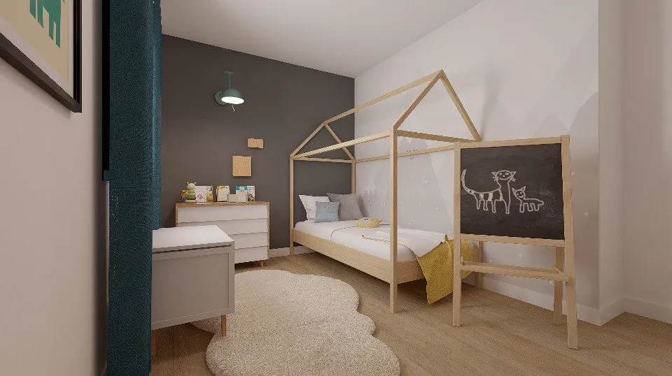 Bedrooms - New Build House with Garden in Messon